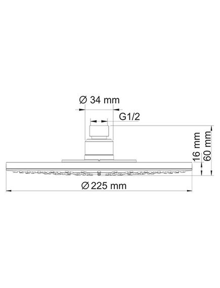 Купить Верхний душ WasserKRAFT A067 (a067) по цене 6400 руб., в Санкт-Петебруге в интернет магазине 100-Систем, а также дургие товары WasserKRAFT из раздела Верхний душ и Комплектующие для встраиваемых систем