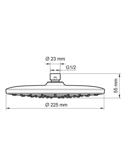 Купить Душевая насадка WasserKRAFT A077 чёрная. покрытие Soft-touch (a077) по цене 5170 руб., в Санкт-Петебруге в интернет магазине 100-Систем, а также дургие товары WasserKRAFT из раздела Верхний душ и Комплектующие для встраиваемых систем