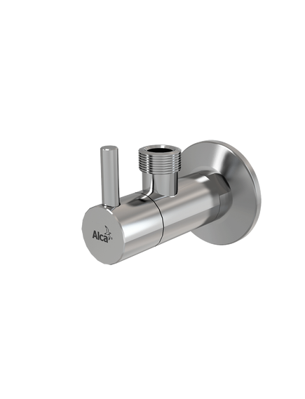 Купить ALCA PLAST Угловой вентиль с фильтром 1/2" × 1/2", круглый, хром, арт.ARV003 (arv003) по цене 4621 руб., в Санкт-Петебруге в интернет магазине 100-Систем, а также дургие товары AlcaPlast из раздела Запорные вентили и Комплектующие для встраиваемых систем