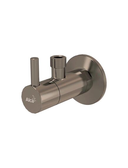 Купить ARV001-N-B Угловой вентиль с фильтром 1/2"×3/8", NICKEL-крацованный мат (arv001-n-b) по цене 11292 руб., в Санкт-Петебруге в интернет магазине 100-Систем, а также дургие товары AlcaPlast из раздела Запорные вентили и Комплектующие для встраиваемых систем