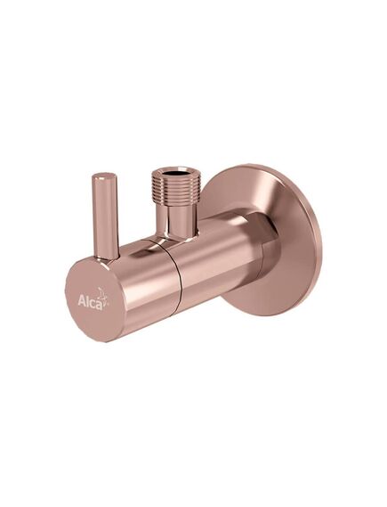 Купить ARV001-RG-P Угловой вентиль с фильтром 1/2"×3/8", RED GOLD-глянец (arv001-rg-p) по цене 11292 руб., в Санкт-Петебруге в интернет магазине 100-Систем, а также дургие товары AlcaPlast из раздела Запорные вентили и Комплектующие для встраиваемых систем