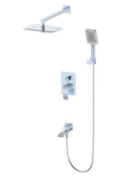 Купить Душевая система встраиваемая WONZON & WOGHAND FIT, Хром (WW-88939009A-CR) (ww-88939009a-cr) по цене 51055 руб., в Санкт-Петебруге в интернет магазине 100-Систем, а также дургие товары WONZON & WOGHAND из раздела Душевые комплекты встраиваемого монтажа и Душевые комплекты встраиваемого монтажа