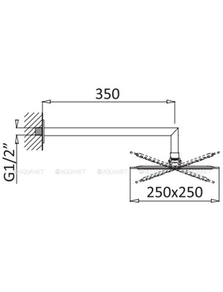 Купить Верхний душ Cezares PORTA-TDDQ-NOP, черный (porta-tddq-nop) по цене 31300 руб., в Санкт-Петебруге в интернет магазине 100-Систем, а также дургие товары CEZARES из раздела Верхний душ и Комплектующие для встраиваемых систем