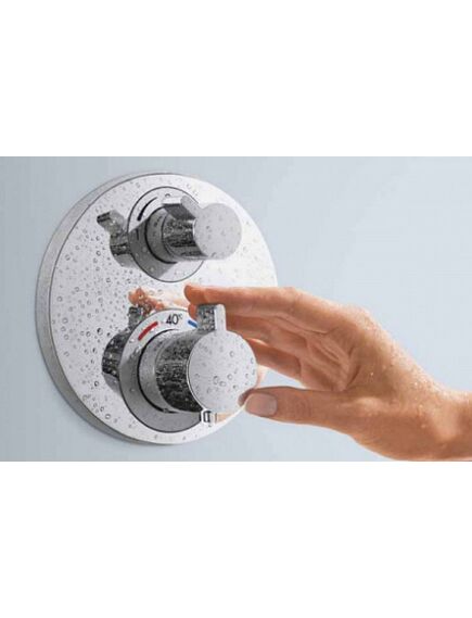 Купить HG Ecostat S, нар/часть 15757, терм/зап/вент, хр (15757000) по цене 60715.41 руб., в Санкт-Петебруге в интернет магазине 100-Систем, а также дургие товары HANSGROHE из раздела Смесители для встраиваемых систем и Комплектующие для встраиваемых систем