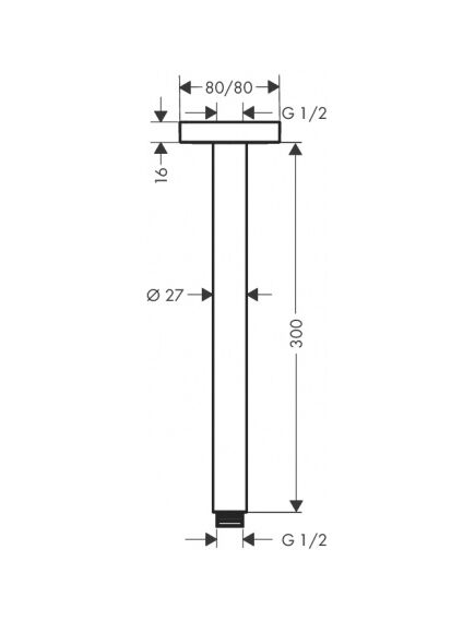 Купить Кронштейн для верхнего душа Hansgrohe 27388000 Хром (27388000) по цене 18886.3 руб., в Санкт-Петебруге в интернет магазине 100-Систем, а также дургие товары HANSGROHE из раздела Кронштейны для верхнего душа и Комплектующие для встраиваемых систем