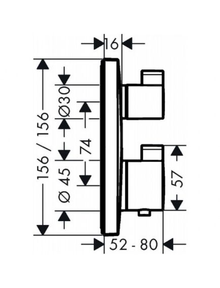 Купить HG Ecostat Square, нар/часть 15714, терм/зап/перкл/вент, цвет - 340 (15714340) по цене 159723.97 руб., в Санкт-Петебруге в интернет магазине 100-Систем, а также дургие товары HANSGROHE из раздела Смесители для встраиваемых систем и Комплектующие для встраиваемых систем