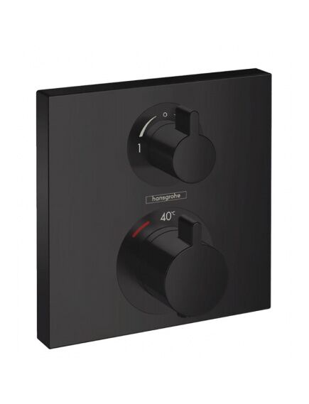 Купить HG Ecostat Square, нар/часть 15714, терм/зап/перкл/вент, мат/черный (15714670) по цене 116150.74 руб., в Санкт-Петебруге в интернет магазине 100-Систем, а также дургие товары HANSGROHE из раздела Смесители для встраиваемых систем и Комплектующие для встраиваемых систем