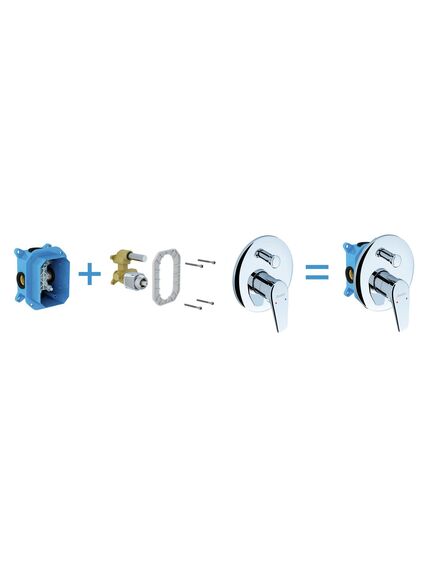 Купить Скрытая часть Ravak R-box RB 070.50 (x070052) по цене 10670 руб., в Санкт-Петебруге в интернет магазине 100-Систем, а также дургие товары RAVAK из раздела Скрытые монтажные части и Комплектующие для встраиваемых систем