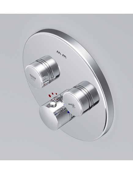 Купить F50A85700 Inspire V2.0, TouchReel смеситель для 2 потребителей с термостатом, монтируемый в стену, х (f50a85700) по цене 68790 руб., в Санкт-Петебруге в интернет магазине 100-Систем, а также дургие товары AM.PM из раздела Смесители для встраиваемых систем и Комплектующие для встраиваемых систем