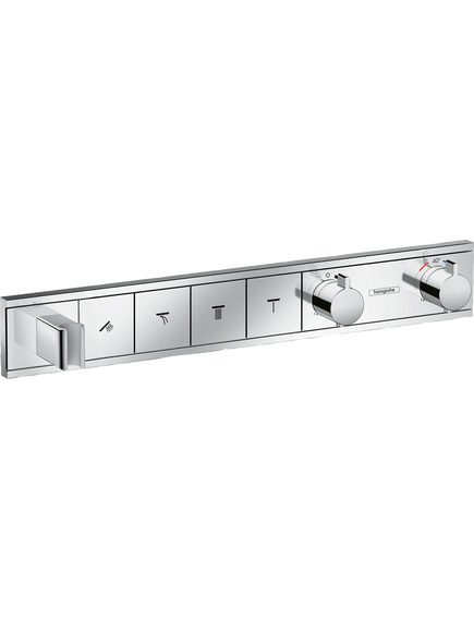 Купить HG RainSelect, нар/часть/термостата 15357, 4 потреб., хром (15357000) по цене 302521.36 руб., в Санкт-Петебруге в интернет магазине 100-Систем, а также дургие товары HANSGROHE из раздела Смесители для встраиваемых систем и Комплектующие для встраиваемых систем