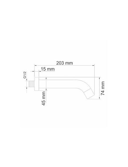 Купить A018 Настенный излив для ванны (a018) по цене 5690 руб., в Санкт-Петебруге в интернет магазине 100-Систем, а также дургие товары WasserKRAFT из раздела Изливы и Комплектующие для встраиваемых систем