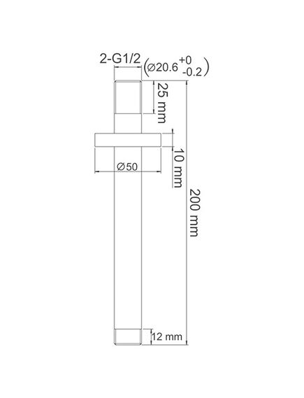 Купить A068 Потолочный излив для душа (a068) по цене 4560 руб., в Санкт-Петебруге в интернет магазине 100-Систем, а также дургие товары WasserKRAFT из раздела Кронштейны для верхнего душа и Комплектующие для встраиваемых систем