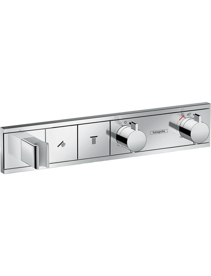 Купить HG RainSelect, термостат 15355, нар/часть, 2 потреб., хром (15355000) по цене 221836.55 руб., в Санкт-Петебруге в интернет магазине 100-Систем, а также дургие товары HANSGROHE из раздела Смесители для встраиваемых систем и Комплектующие для встраиваемых систем