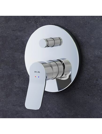 Купить F85A45000 X-Joy, cмеситель д/ванны/душа монтируемый в стену, хром, шт. (f85a45000) по цене 11790 руб., в Санкт-Петебруге в интернет магазине 100-Систем, а также дургие товары AM.PM из раздела Смесители для встраиваемых систем и Комплектующие для встраиваемых систем