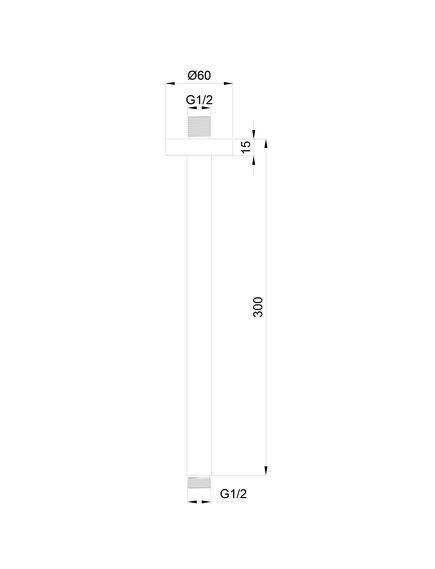 Купить Потолочная трубка 22*300мм WONZON & WOGHAND, Брашированное золото (WW-SA06-30-BG) (ww-sa06-30-bg) по цене 2621 руб., в Санкт-Петебруге в интернет магазине 100-Систем, а также дургие товары WONZON & WOGHAND из раздела Кронштейны для верхнего душа и Комплектующие для встраиваемых систем