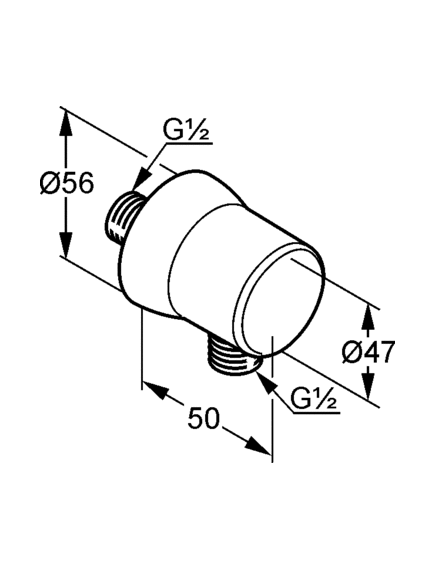 Купить Соединение для шланга DN 15, арт. 6306105-00 (6306105-00) по цене 5810 руб., в Санкт-Петебруге в интернет магазине 100-Систем, а также дургие товары Kludi из раздела Шланговое подключение и Комплектующие для встраиваемых систем