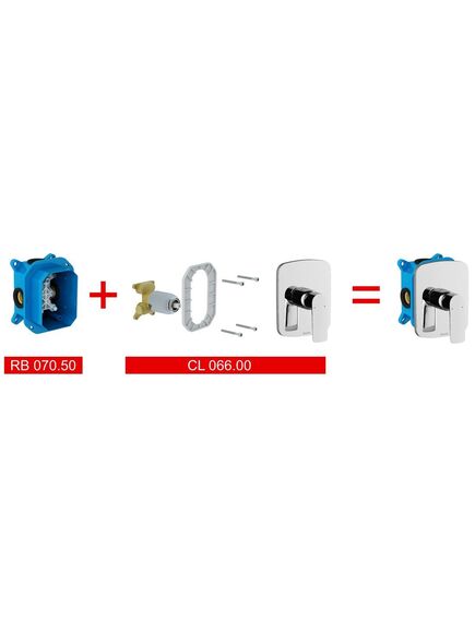 Купить Смеситель Ravak Classic CL 066.00 для душа (x070089) по цене 12100 руб., в Санкт-Петебруге в интернет магазине 100-Систем, а также дургие товары RAVAK из раздела Смесители для встраиваемых систем и Комплектующие для встраиваемых систем