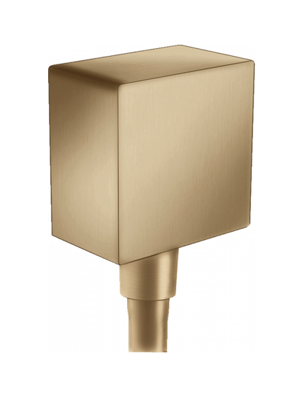 Купить Шланговое подключение Hansgrohe Fixfit Square 26455140 Полированная бронза (26455140) по цене 7772.03 руб., в Санкт-Петебруге в интернет магазине 100-Систем, а также дургие товары HANSGROHE из раздела Шланговое подключение и Комплектующие для встраиваемых систем