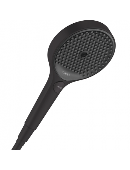 Купить Ручной душ Hansgrohe Rainfinity 26864670 Черный матовый (26864670) по цене 30486.52 руб., в Санкт-Петебруге в интернет магазине 100-Систем, а также дургие товары HANSGROHE из раздела Лейки и Комплектующие для душа