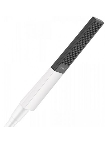 Купить Ручной душ Hansgrohe Rainfinity 26866700 Белый матовый Черный (26866700) по цене 17235.06 руб., в Санкт-Петебруге в интернет магазине 100-Систем, а также дургие товары HANSGROHE из раздела Лейки и Комплектующие для душа