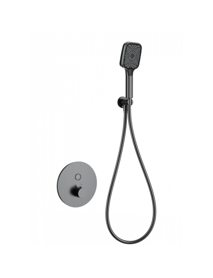 Купить Смеситель для душа с термостатом встраиваемый WONZON & WOGHAND, Темный графит (WW-D1017-A-BGG) (ww-d1017-a-bgg) по цене 40760 руб., в Санкт-Петебруге в интернет магазине 100-Систем, а также дургие товары WONZON & WOGHAND из раздела Смесители для встраиваемых систем и Комплектующие для встраиваемых систем