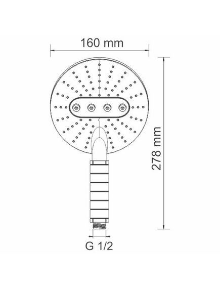 Купить Лейка WasserKRAFT A059 3-функциональная. хром/белый (a059) по цене 4270 руб., в Санкт-Петебруге в интернет магазине 100-Систем, а также дургие товары WasserKRAFT из раздела Лейки и Комплектующие для душа