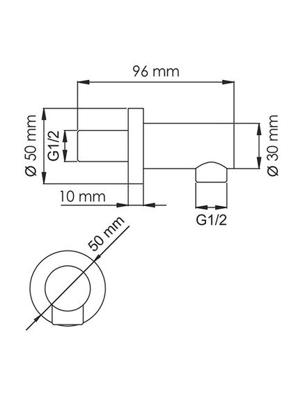 Купить Подключение шланга WasserKRAFT A082 (a082) по цене 5330 руб., в Санкт-Петебруге в интернет магазине 100-Систем, а также дургие товары WasserKRAFT из раздела Шланговое подключение и Комплектующие для встраиваемых систем