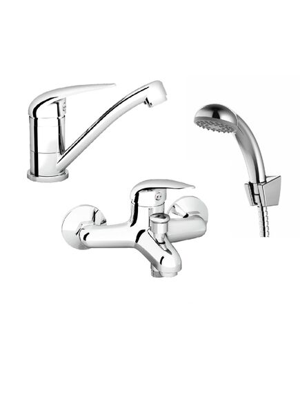 Купить Набор для ванной комнаты Ravak SET SUZAN V (70508018) по цене 19800 руб., в Санкт-Петебруге в интернет магазине 100-Систем, а также дургие товары RAVAK из раздела Душевые комплекты наружного монтажа и Душевые комплекты наружного монтажа
