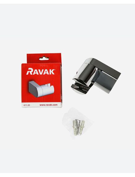 Купить Держатель ручного душа Ravak 611 Хром (x07p011) по цене 1870 руб., в Санкт-Петебруге в интернет магазине 100-Систем, а также дургие товары RAVAK из раздела Держатели и Комплектующие для душа