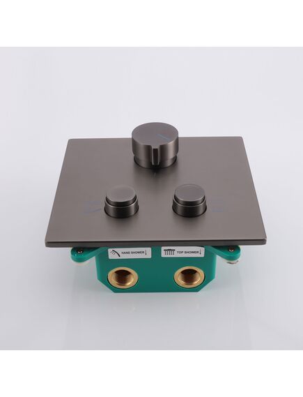 Купить Встраиваемый смеситель для душа VSCV-421GM двухфункциональный, вороненая сталь, , шт (vscv-421gm) по цене 17888.5 руб., в Санкт-Петебруге в интернет магазине 100-Систем, а также дургие товары Vincea из раздела Смесители для встраиваемых систем и Комплектующие для встраиваемых систем