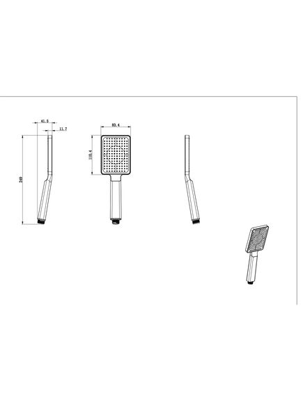Купить Душевая лейка WONZON & WOGHAND, Хром (WW-981353-CR) (ww-981353-cr) по цене 2982 руб., в Санкт-Петебруге в интернет магазине 100-Систем, а также дургие товары WONZON & WOGHAND из раздела Лейки и Комплектующие для душа