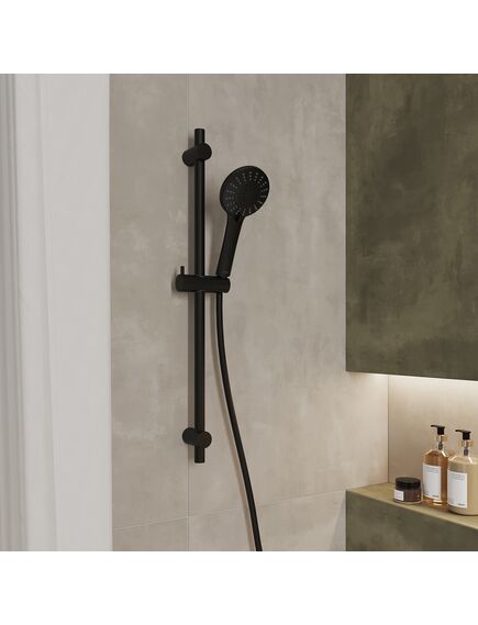 Купить Лейка для душа, черная матовая, 5F, Ideal Spa, Milardo, ILS5FBRM18 (ils5fbrm18) по цене 790 руб., в Санкт-Петебруге в интернет магазине 100-Систем, а также дургие товары MILARDO из раздела Лейки и Комплектующие для душа