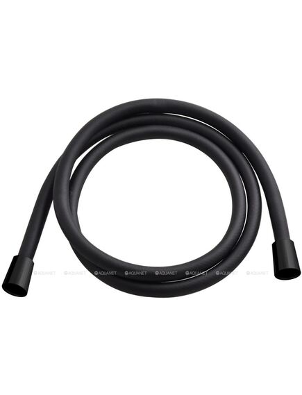 Купить Душевой шланг PVC Aquanet 150см с защитой от перекручивания, черный матовый  (af000-05b) по цене 1150 руб., в Санкт-Петебруге в интернет магазине 100-Систем, а также дургие товары AQUANET из раздела Шланги и Комплектующие для душа