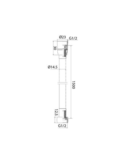 Купить A5071115 Шланг д/душа, ПВХ усилен., 1.5м (a50711 1.5) по цене 1490 руб., в Санкт-Петебруге в интернет магазине 100-Систем, а также дургие товары IDDIS из раздела Шланги и Комплектующие для душа