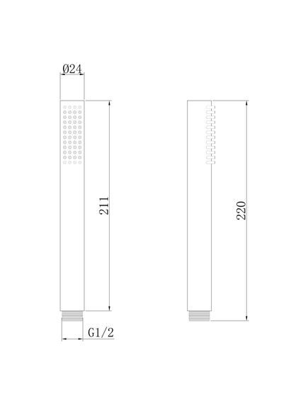 Купить Душевая лейка ABBER AF0051B латунь, черный матовый (af0051b) по цене 2800 руб., в Санкт-Петебруге в интернет магазине 100-Систем, а также дургие товары ABBER из раздела Лейки и Комплектующие для душа