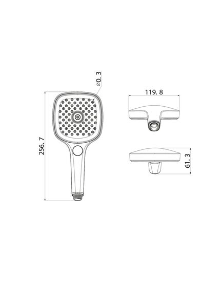 Купить Лейка для душа, черная, Slide, IDDIS, SLI3F0Bi18 (sli3f0bi18) по цене 2990 руб., в Санкт-Петебруге в интернет магазине 100-Систем, а также дургие товары IDDIS из раздела Лейки и Комплектующие для душа