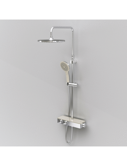 Купить F0750A400 Inspire V2.0, душевая система, набор: см-ль д/душа с термостатом, верхний душ d 250 мм, ру (f0750a400) по цене 49990 руб., в Санкт-Петебруге в интернет магазине 100-Систем, а также дургие товары AM.PM из раздела Душевые стойки и Душевые стойки, системы, панели, гарнитуры