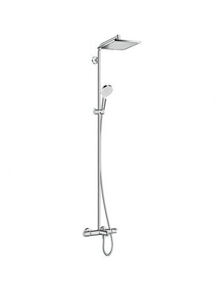 Купить Душевая система Hansgrohe Crometta E 27298000 Хром (27298000) по цене 111935.21 руб., в Санкт-Петебруге в интернет магазине 100-Систем, а также дургие товары HANSGROHE из раздела Душевые стойки и Душевые стойки, системы, панели, гарнитуры