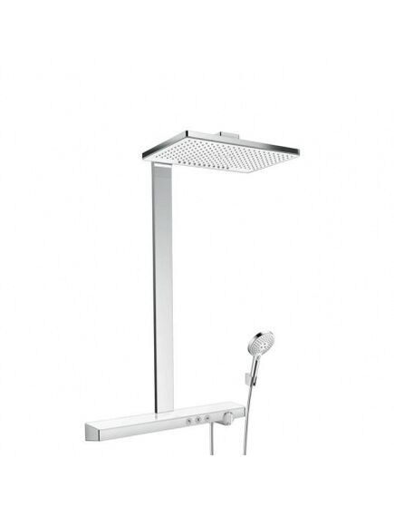 Купить Душевая система Hansgrohe Rainmaker Select 27109400 Хром Белый (27109400) по цене 724353.21 руб., в Санкт-Петебруге в интернет магазине 100-Систем, а также дургие товары HANSGROHE из раздела Душевые стойки и Душевые стойки, системы, панели, гарнитуры