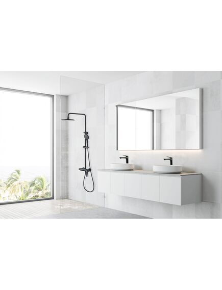 Купить Смеситель Lemark Bronx LM3760BL для душа с регулируемой высотой штанги (lm3760bl) по цене 20330 руб., в Санкт-Петебруге в интернет магазине 100-Систем, а также дургие товары LEMARK из раздела Душевые стойки и Душевые стойки, системы, панели, гарнитуры