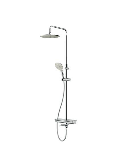 Купить Душевая система Am.Pm Spirit V2.0 F0770A500 с термостатическим смесителем. хром (f0770a500) по цене 90590 руб., в Санкт-Петебруге в интернет магазине 100-Систем, а также дургие товары AM.PM из раздела Душевые стойки и Душевые стойки, системы, панели, гарнитуры