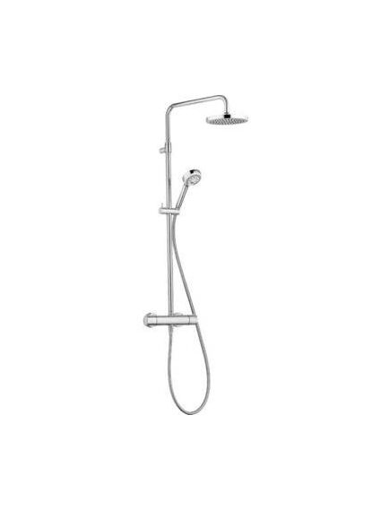 Купить KLUDI LOGO DUAL SHOWER SYSTEM Душевая система с термостатом, арт. 6809505-00 (6809505-00) по цене 79230 руб., в Санкт-Петебруге в интернет магазине 100-Систем, а также дургие товары Kludi из раздела Душевые стойки и Душевые стойки, системы, панели, гарнитуры