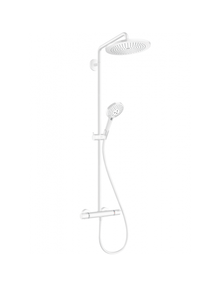 Купить Душевая система Hansgrohe Croma Select S 26890700 с термостатом Белая матовая (26890700) по цене 261971 руб., в Санкт-Петебруге в интернет магазине 100-Систем, а также дургие товары HANSGROHE из раздела Душевые стойки и Душевые стойки, системы, панели, гарнитуры