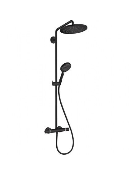Купить Душевая система Hansgrohe Croma Select S 26890670 с термостатом Черная матовая (26890670) по цене 261971 руб., в Санкт-Петебруге в интернет магазине 100-Систем, а также дургие товары HANSGROHE из раздела Душевые стойки и Душевые стойки, системы, панели, гарнитуры