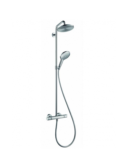 Купить Душевая система Hansgrohe Raindance Select S 27117000 с термостатом Хром (27117000) по цене 232456.38 руб., в Санкт-Петебруге в интернет магазине 100-Систем, а также дургие товары HANSGROHE из раздела Душевые стойки и Душевые стойки, системы, панели, гарнитуры