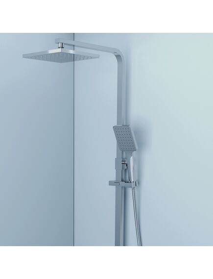 Купить Душевая система Iddis Bild BILSB1Fi06 Хром (bilsb1fi06) по цене 35990 руб., в Санкт-Петебруге в интернет магазине 100-Систем, а также дургие товары IDDIS из раздела Душевые стойки и Душевые стойки, системы, панели, гарнитуры