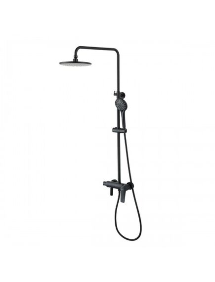 Купить Смеситель Lemark Bronx LM3762BL для душа с регулируемой высотой штанги (lm3762bl) по цене 49860 руб., в Санкт-Петебруге в интернет магазине 100-Систем, а также дургие товары LEMARK из раздела Душевые стойки и Душевые стойки, системы, панели, гарнитуры