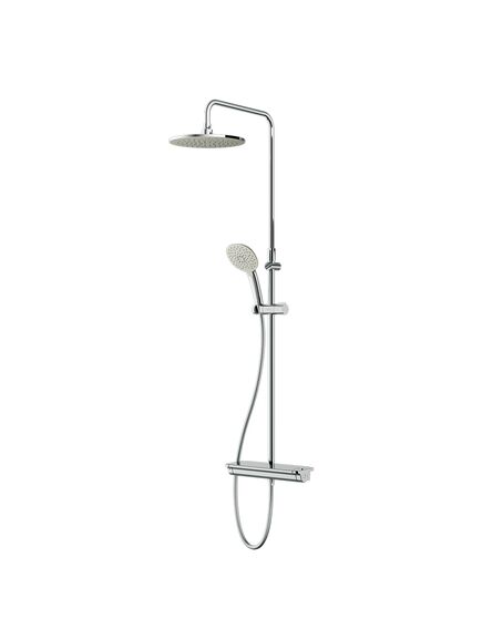 Купить Душевая система AM.PM Spirit V2.0 F0770A400 с термостатом Хром (f0770a400) по цене 44990 руб., в Санкт-Петебруге в интернет магазине 100-Систем, а также дургие товары AM.PM из раздела Душевые стойки и Душевые стойки, системы, панели, гарнитуры