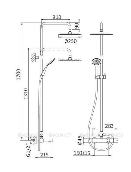 Купить Душевая стойка Cezares CZR-B-CVD-BIO, белый (czr-b-cvd-bio) по цене 106830 руб., в Санкт-Петебруге в интернет магазине 100-Систем, а также дургие товары CEZARES из раздела Душевые стойки и Душевые стойки, системы, панели, гарнитуры