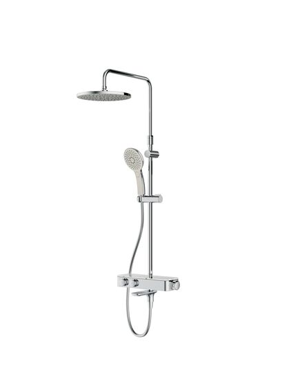 Купить Душевая система AM.PM Inspire 2.0 F0750A500 с термостатом Хром (f0750a500) по цене 110990 руб., в Санкт-Петебруге в интернет магазине 100-Систем, а также дургие товары AM.PM из раздела Душевые стойки и Душевые стойки, системы, панели, гарнитуры